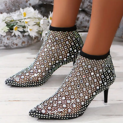 Diamond Ankle Booties