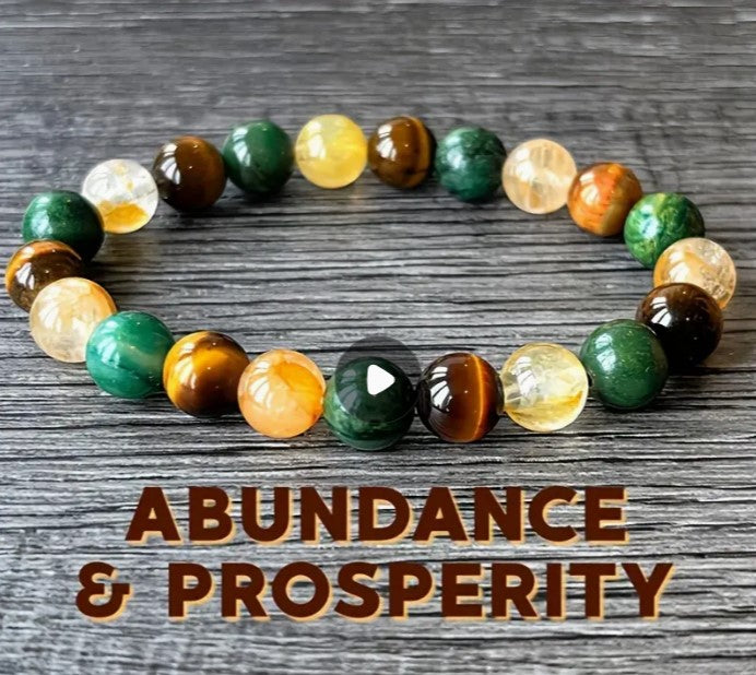 Abundance & Prosperity Gemstone Bracelet 