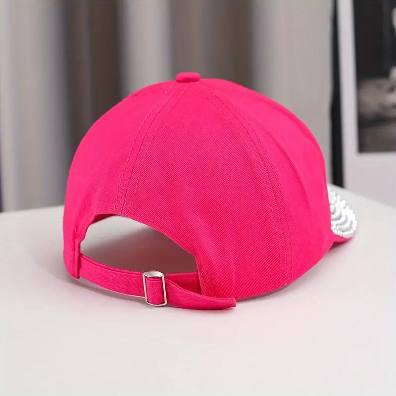 Hope Sparkles Breast Cancer Awareness Cap