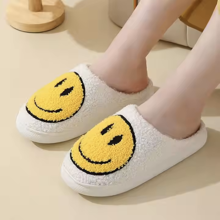 Smile Stride Cozy Slippers