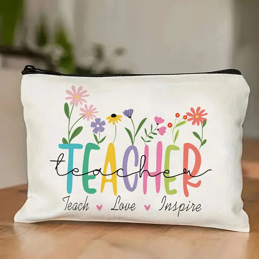 Blooming Teacher Inspiration Pouch