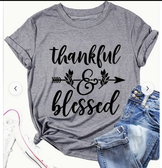 Thankful & Blessed T-Shirt