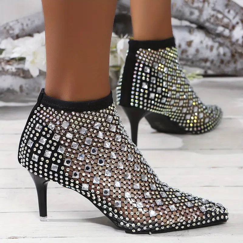 Diamond Ankle Booties